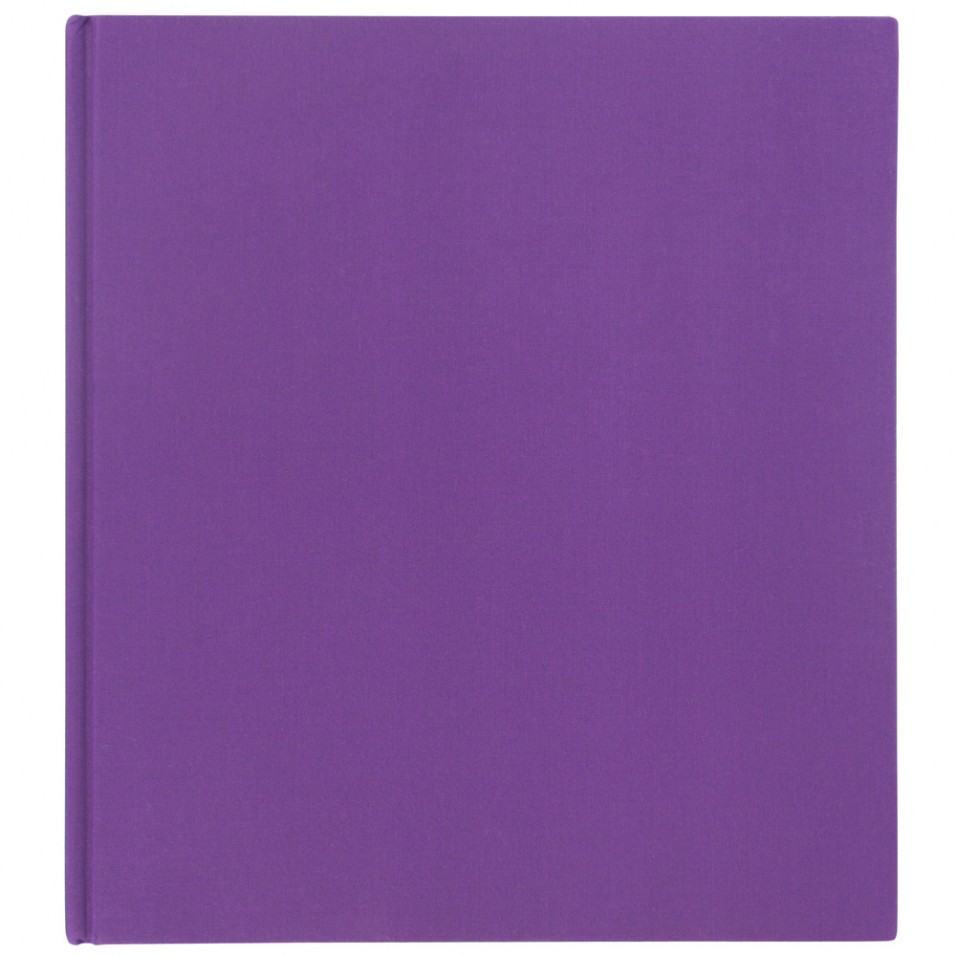 Purple Linen Square Self Adhesive Album