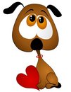 Sad Eyes Clipart Sad Cartoon Puppy Holding Valentine Heart 3909755 Jpg