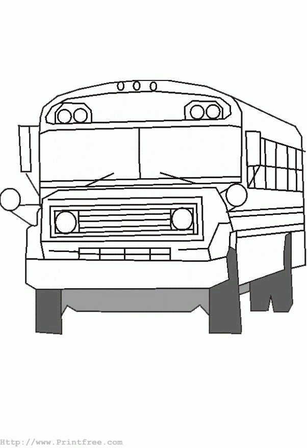 School Bus Outline School Bus Outline Image 