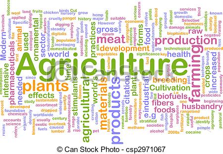 Stock Illustrations Of Agriculture Word Cloud   Word Cloud Concept