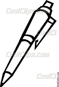 Ballpoint Pen Vector Clip Art