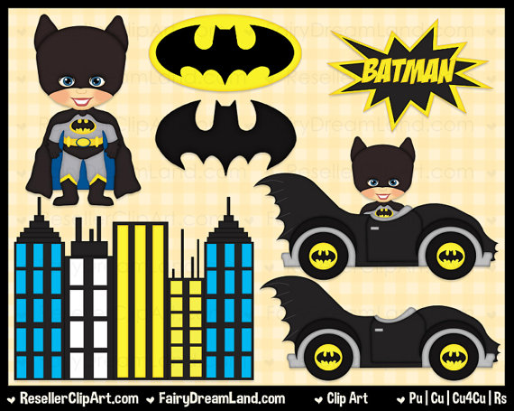 Batman Clip Art 1   Commercial Use Graphic Image Png Clipart   Digital