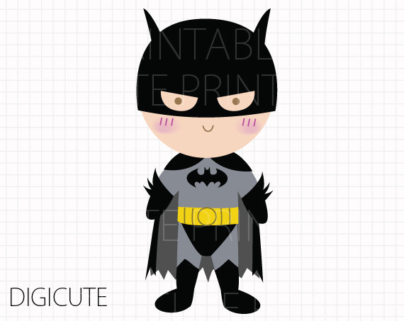 Batman Digital Clip Art Personal And Commercial Use For Invitation    