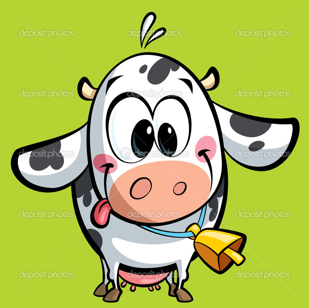 Cartoon Cute Baby Cow   Stock Photo   Thodoristibilis  23120224