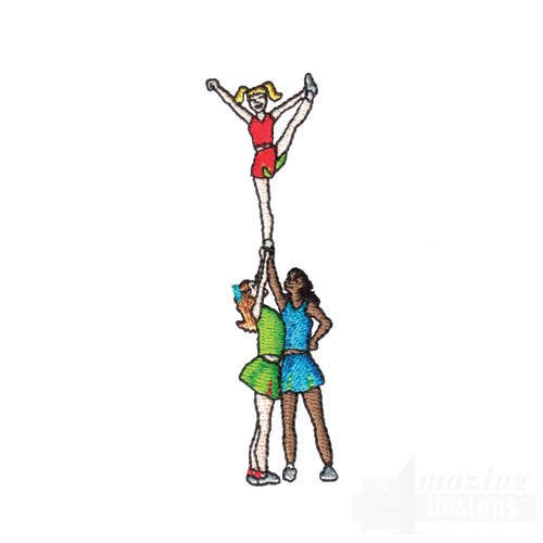 Cheer Stunt Clip Art