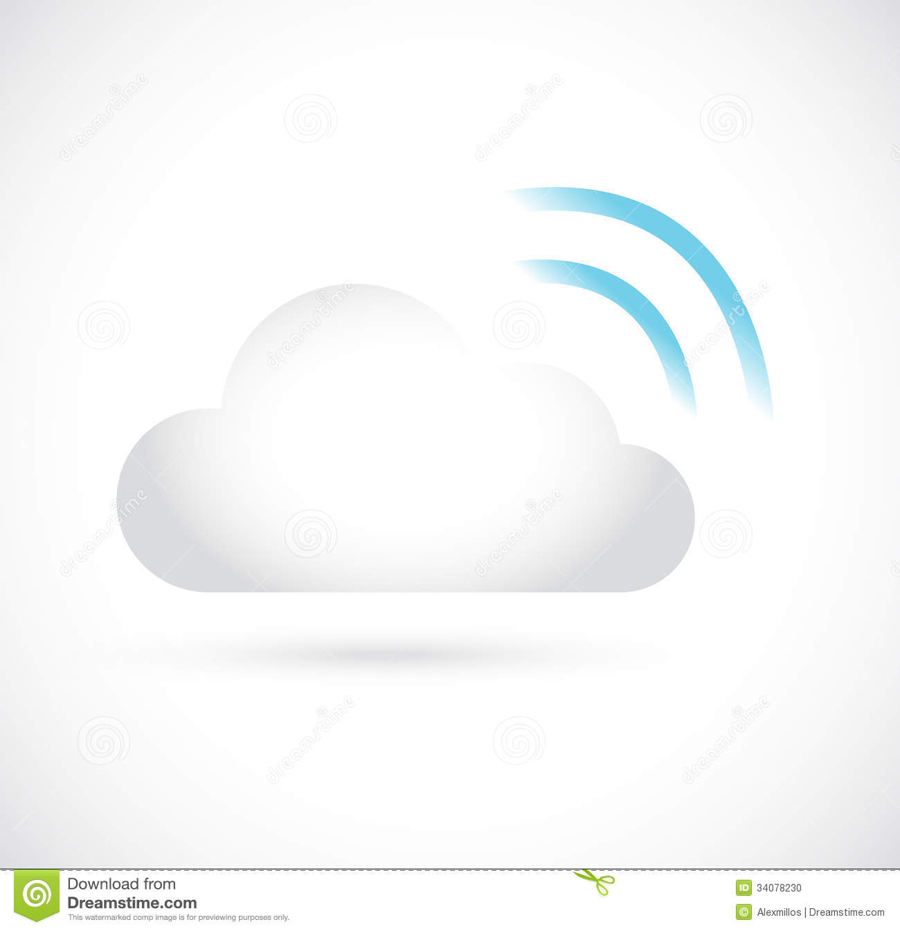 Cloud Server Clipart Wifi Cloud Computing Storage