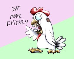 Eat More Chicken Eat More Chicken Clipart