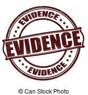 Evidence   Stamp With Word Evidence Inside Vector   