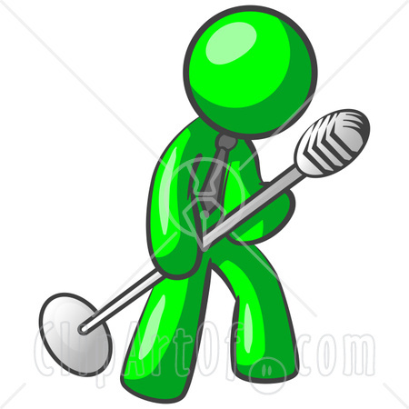 Karaoke Clipart 513444 Le Tipping The Microphone Clipart Illustration
