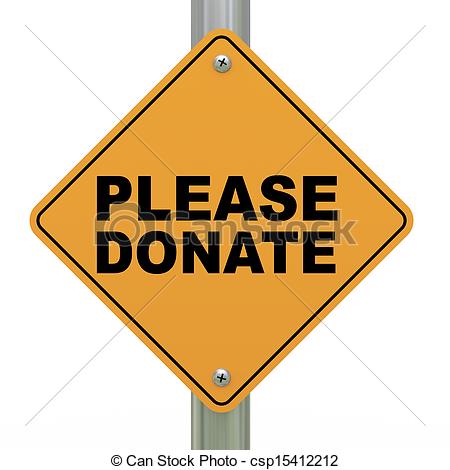 Please Sign And Return Clipart 3d Road Sign Please Donate  