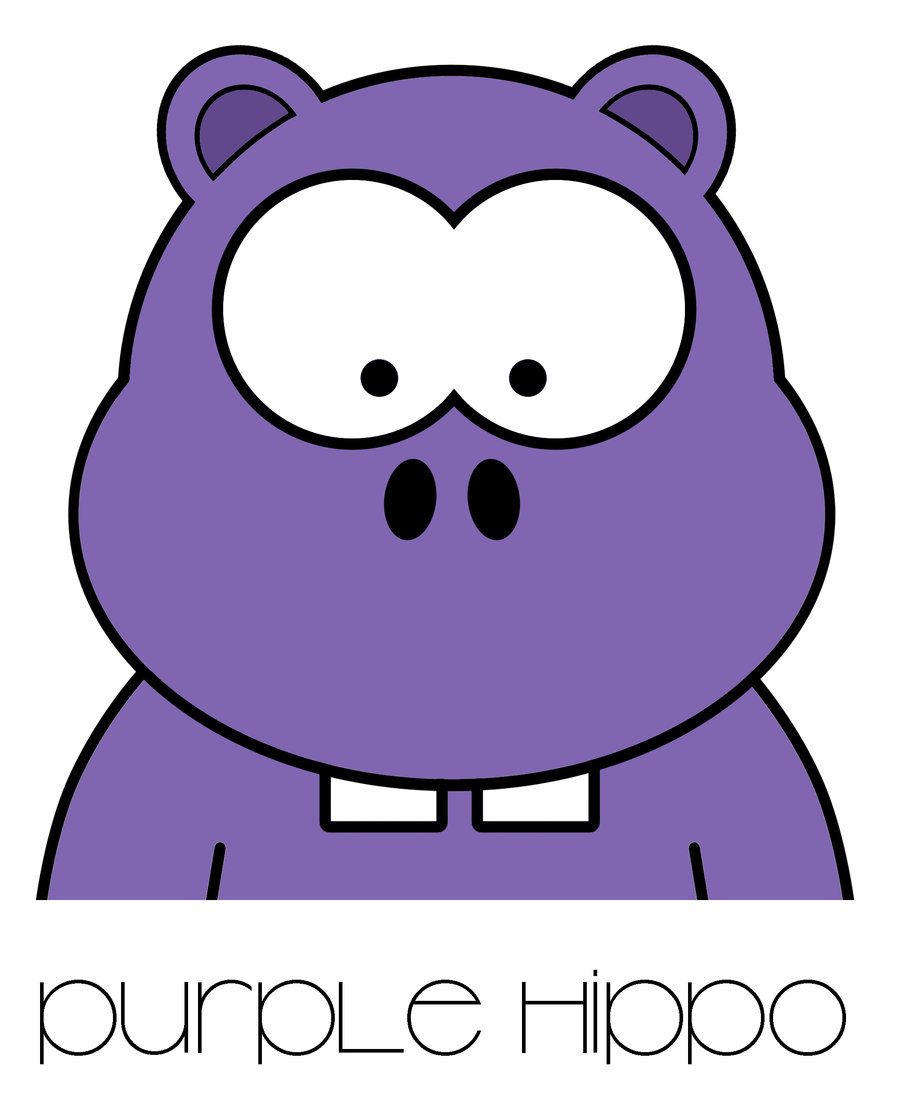 Purple Hippo Website Design Logotype By Digitalstencil On Deviantart