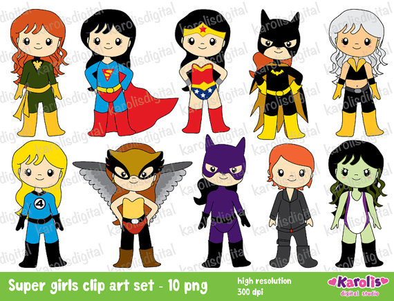 Superhero Girls   Wonder Woman Cat Woman She Hulk Super Girl
