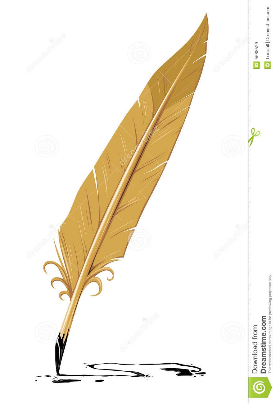 Vector Feather Old Writing Tool Royalty Free Stock Images   Image