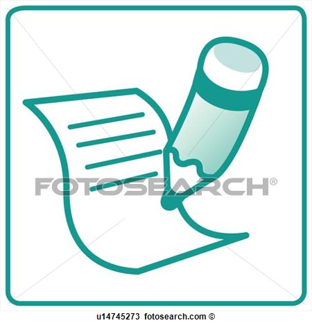 Writing Tools Icons Stationery Letter Paper Taking Notes Writing