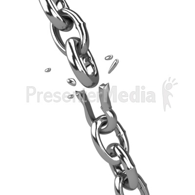 Broken Chain Link   Home And Lifestyle   Great Clipart For