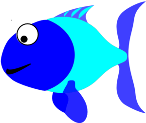 Cute Blue Fish Clipart Blue And Turquoise Fish Md Png