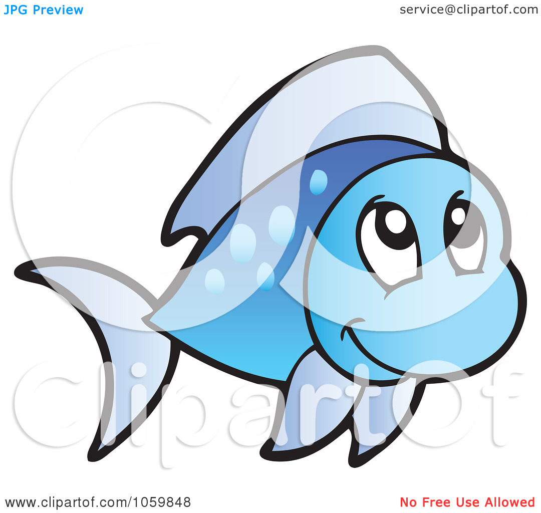Cute Blue Fish Clipart   Clipart Panda   Free Clipart Images