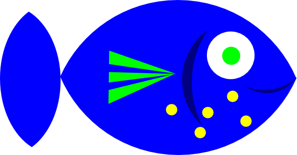 Cute Blue Fish Clipart Free Vector Blue Fish Clip Art 118299 Blue Fish