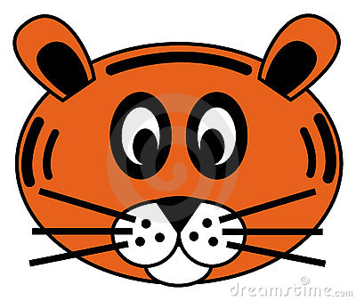 Cute Tiger Face Clip Art Tiger Face 20700051 Jpg