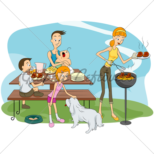 Family Bbq Clipart   Clipart Panda   Free Clipart Images
