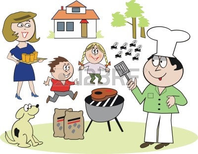Family Bbq Clipart Free