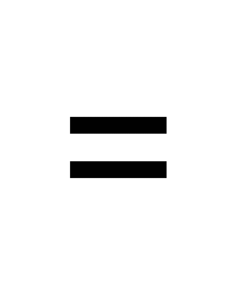 Flashcard Of A Math Symbol For Equal To   Clipart Etc