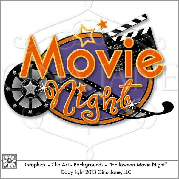 Graphics Movie Night Halloween Theme Part Number 1gja Halloween Movie