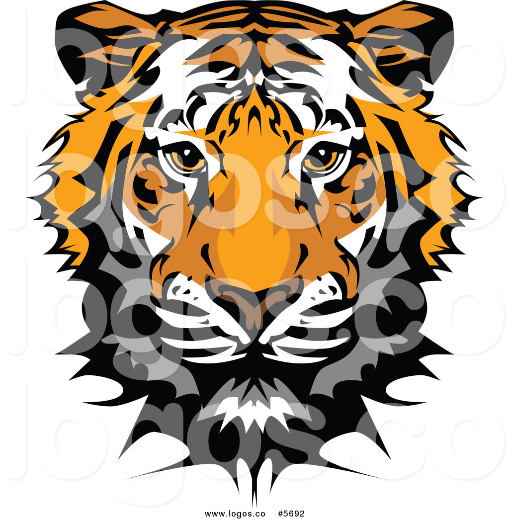 Logo Of A Cute Tiger Face Logo Of A Mad Fighter Tiger With Fists Logo