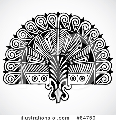 Royalty Free  Rf  Hand Fan Clipart Illustration By Bestvector   Stock