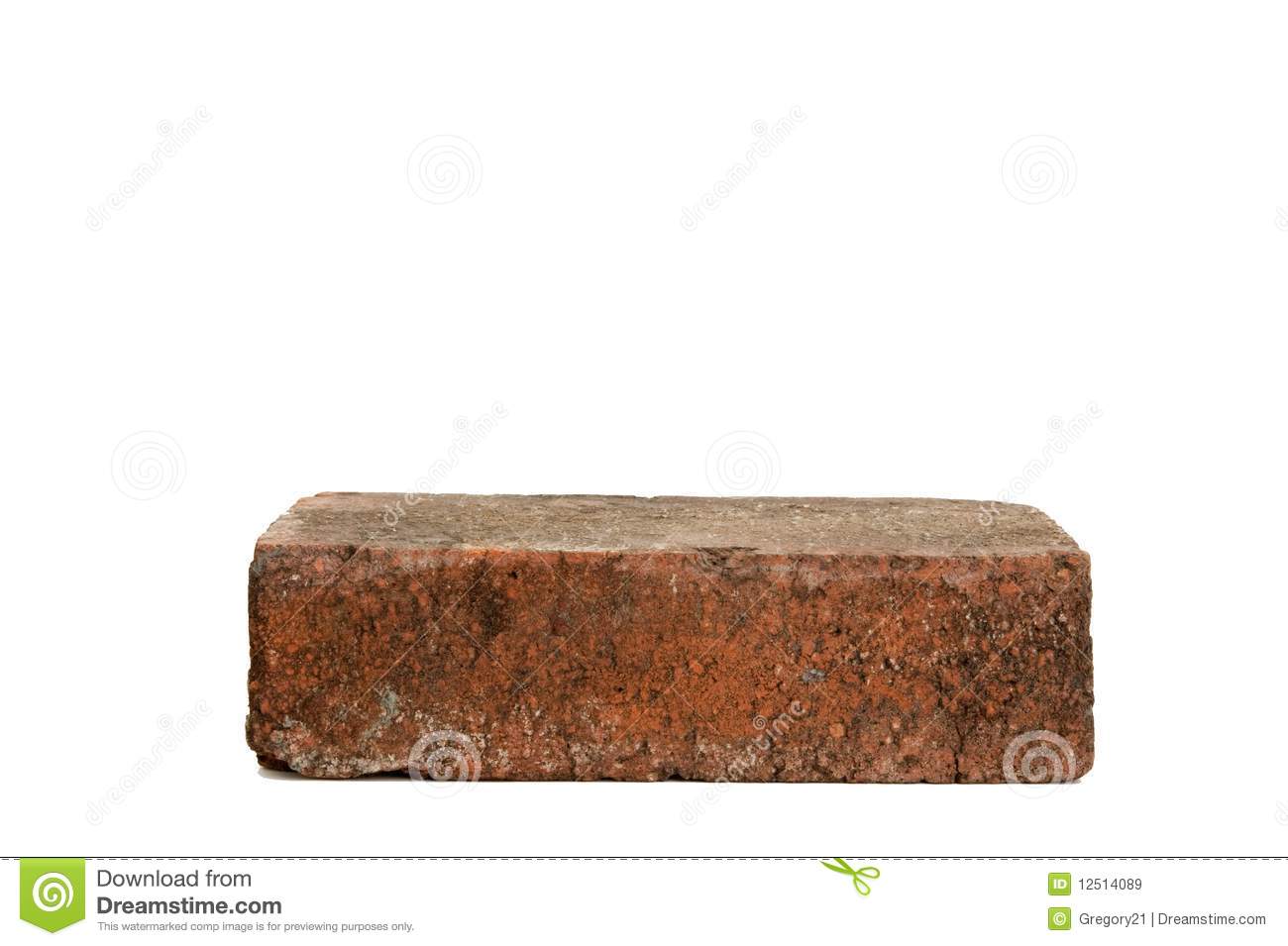 Single Red Brick Royalty Free Stock Images   Image  12514089