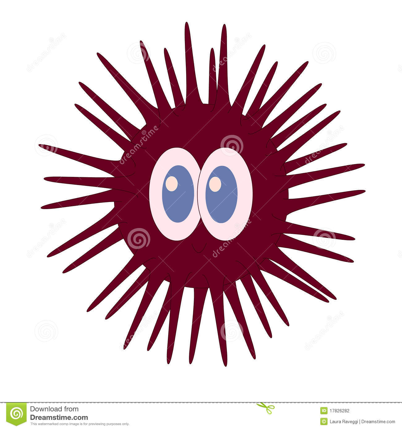 Stock Photography  Violet Sea Urchin  Image  17826282