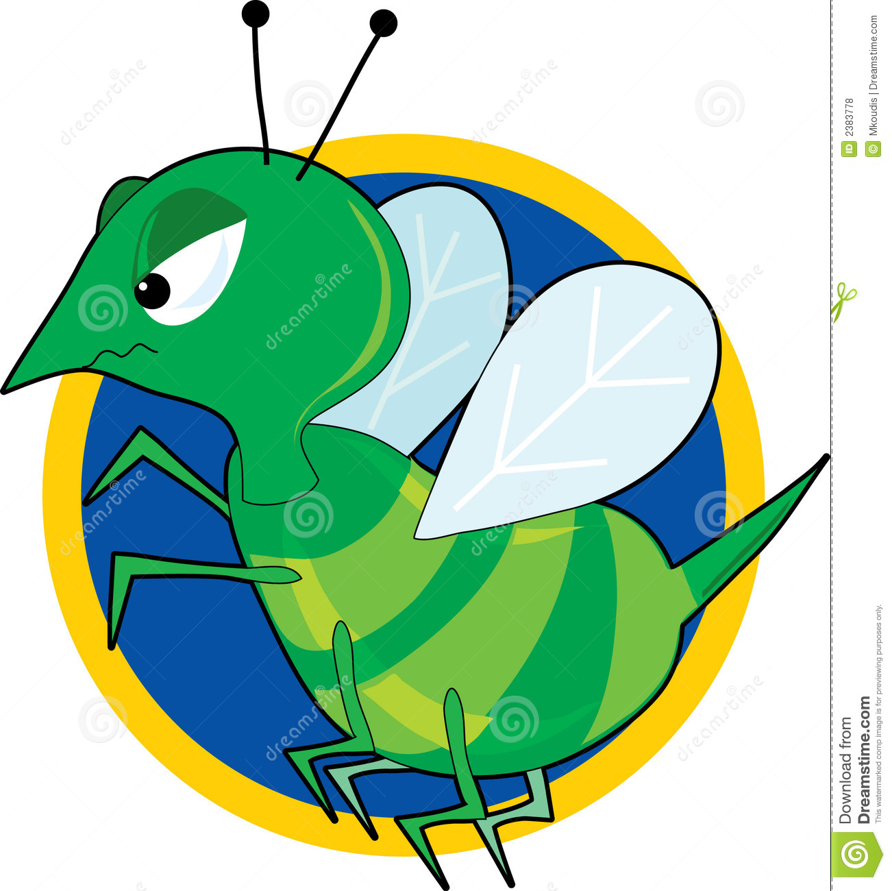 Angry Hornet Royalty Free Stock Photos   Image  2383778