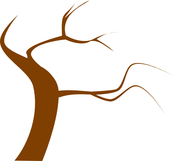 Brown Tree Clip Art Vector