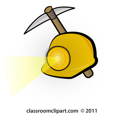 Classroom Clipart   Free Industry Clipart   Miners Helmet With Light