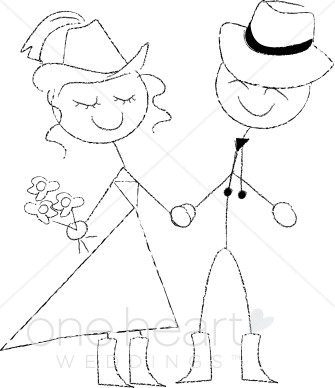 Country Wedding Clipart