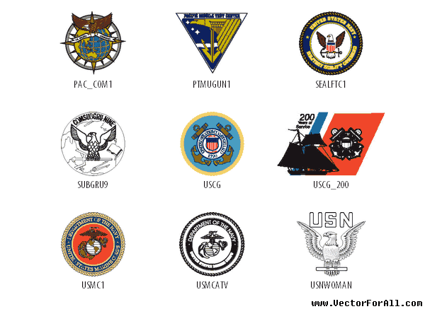Navy Emblem Clip Art Us Navy Herald Vector Clipart