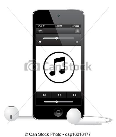 Of Apple Ipod Touch Vector Eps 10 Csp16018477   Search Clipart