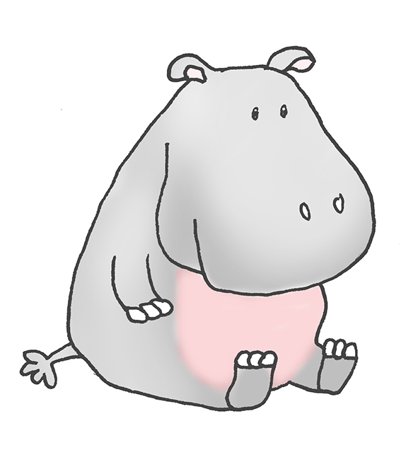 Cartoon Hippo Clipart