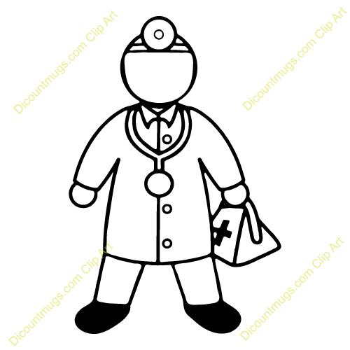 Clipart 12416 Doctor   Doctor Mugs T Shirts Picture Mouse Pads