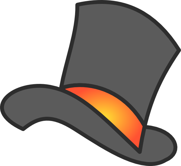 Gray Top Hat Clip Art At Clker Com   Vector Clip Art Online Royalty