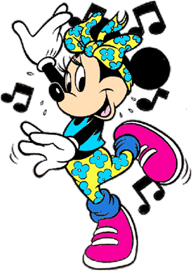 Minnie Mouse Dance Clipart