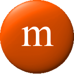 Orange M M Icon
