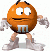 Orange M M