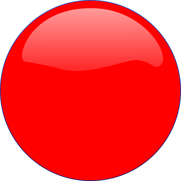 Red Circle Icon Clip Art At Clker Com   Vector Clip Art Online