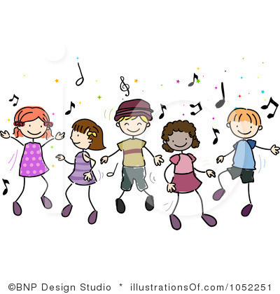 Royalty Free Dancing Clipart Illustration 1052251