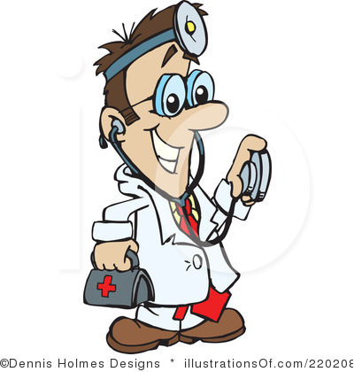 Royalty Free Doctor Clipart Illustration 220208