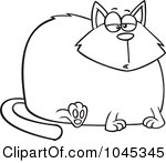 Royalty Free  Rf  Fat Cat Clipart Illustrations Vector Graphics  1