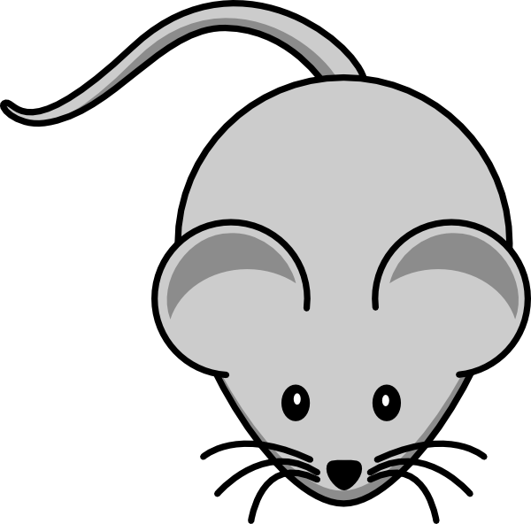 Simple Cartoon Mouse Clip Art At Clker Com   Vector Clip Art Online