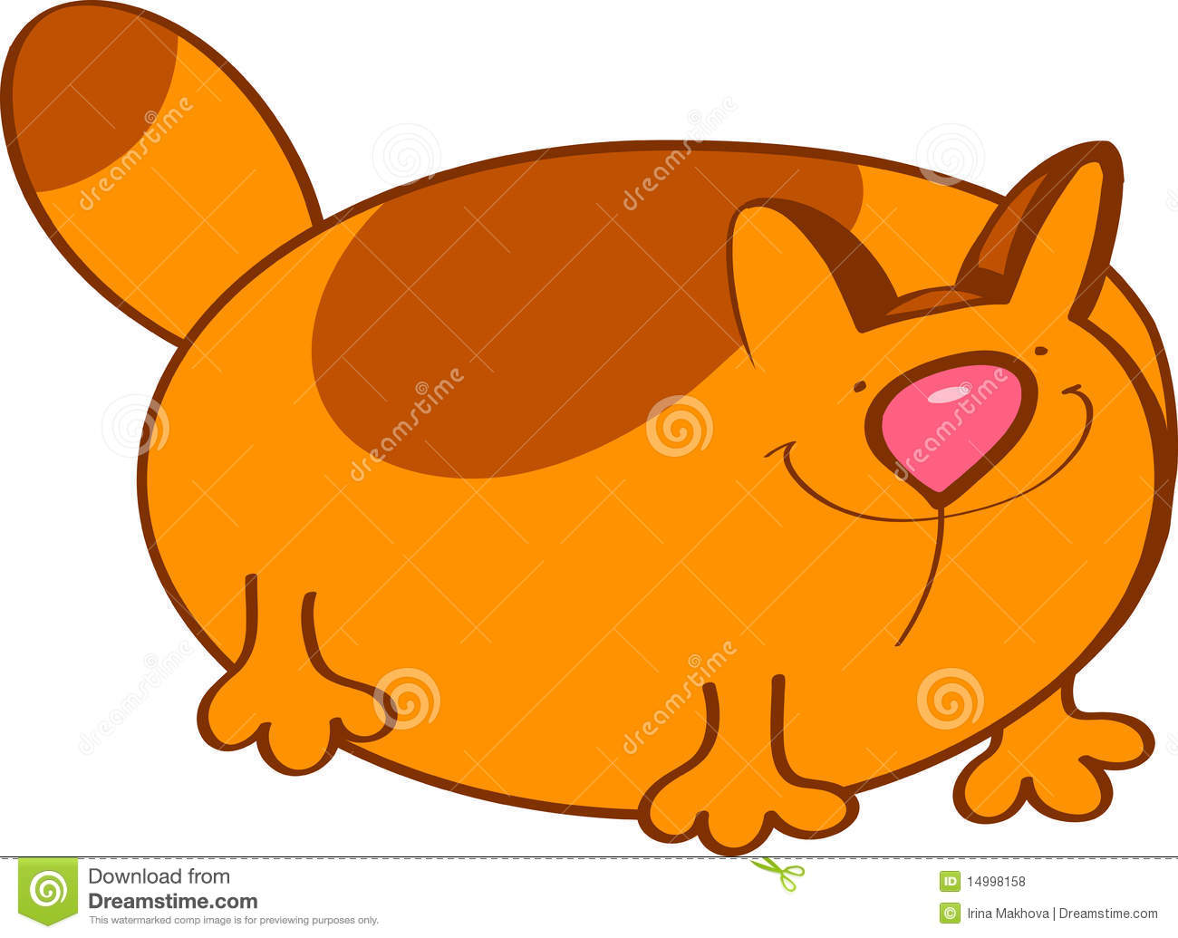 Very Cool Funny Cat Clip Art Picture   Ginger Cat Clipart Funny  10