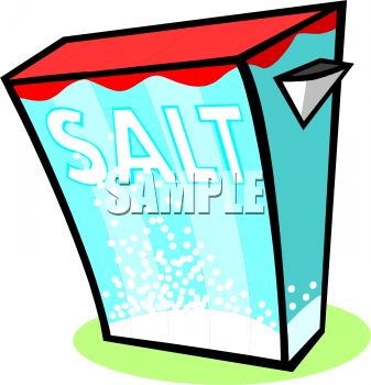 Box Of Salt   Royalty Free Clipart Picture